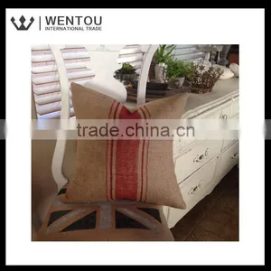 Wholesale Home Decor Burlap Pillow Cover thumbnail-6
