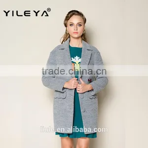 Latest Cute Thick Plain Orange Russian Winter Coat, Women Trench Coat, Ladies Office Coat thumbnail-4