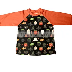 Wholesale Fall Baby 3/4 Sleeve Raglan Shirt for Baby Girls Clothing thumbnail-1