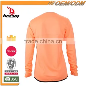 Fancy Girl Pure Color V Neck Long Sleeve T Shirt for Women thumbnail-3