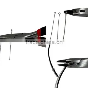 High Quality Stainless Steel Round Nose Black Grips Jewelry Making Plier thumbnail-2
