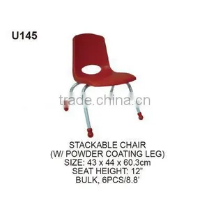 KIDS STACKABLE CHAIR 12" / FUNITURE thumbnail-1