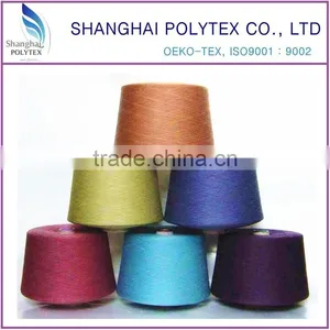 Dope Dyed Polyester Spun Yarn in 18-30S for Knitting thumbnail-1