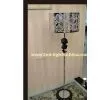 Stainless Steel Floor Lamp, Modern Crystal Indoor Light, Stylish Home and Hotel Lighting, Contemporary Commercial Lights thumbnail-1