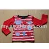 Girl's Yarn Dyed Stripe Rib L/S Tee Shirt thumbnail-1