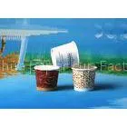 Takeaway Vending Paper Cups Customized Disposable Paper Cups With Lids And Straws thumbnail-1