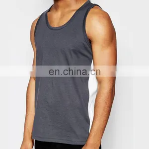 2017 Free Sample Quality Tank Top Cotton In Bulk For Men thumbnail-1