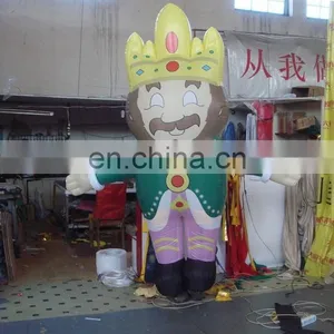 Customized Popular Inflatable Cartoon Characters of King for Advertising thumbnail-2