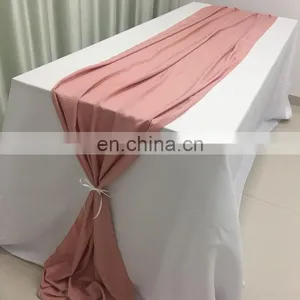 TR041#58 Coral Crepe de Chine Mexican Table Runner Decoration thumbnail-3