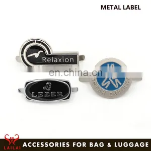 New Fashion Metal Accessories Custom Metal Logo Plate for Handbags thumbnail-3