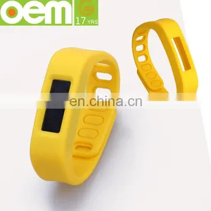 Large Factory Oem Silicone Bracelet With Pedometer for Kids thumbnail-1