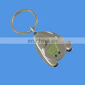 Reusable Trolley Coin Keychain With Custom Design thumbnail-1