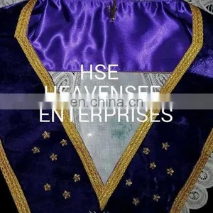 SCOTTISH RITE 95TH DEGREE EMBROIDERY COLLAR PURPLE thumbnail-3