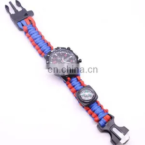 China Factory Paracord Watch Survival Watch Multifunctional Sport Watch thumbnail-3