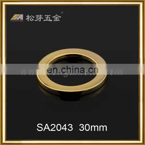 Handbag Hardware Metal Flat Round Buckle Metal o Ring thumbnail-1