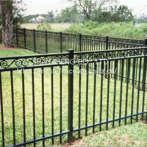Wrought Iron Fence/decorative Fence/ornamental Fence/ Steel Fence thumbnail-4