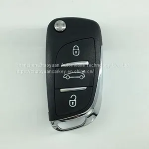 3 Buttons DS Style Citroen 0536 Flip Keys thumbnail-2
