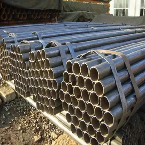 MS Welding Pipes ! ERW Mild Steel Black Pipe MS Pipe Weight And Price thumbnail-1