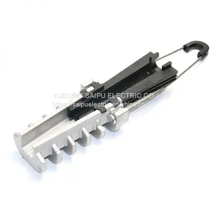 Wire and Cable Plastic Wedge Type Anchor Strain Clamp Tension Clamp Dead End Clamps for 1 Wire thumbnail-2