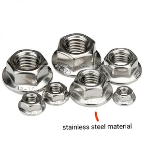 Hot Sale Carbon Steel DIN6923 m7 m8 Flange Nut for Machine thumbnail-5