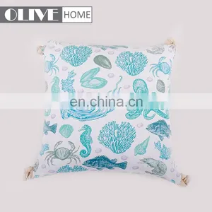 Hot Selling Ocean Design Double Sides Printing Decorative Pillow Outdoor Waterproof Floor Cushion For Sale thumbnail-2
