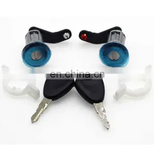 Door Lock Barrel Set With Keys 7701470944 7701470945 For INTERSTAR RENAULT MASTER thumbnail-2