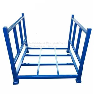 Heavy Duty Warehouse Transport Galvanized Storage Steel Metal Stacking Movable Post Pallet Racks/ Racking Warehouse Customized Tire Rack Pallet Rack Metal Stacking Shelves Stacking Racks thumbnail-2