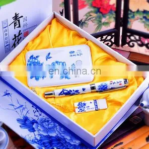 Novelty Business Gift Set Chineses Style Power Bank 6000mah+ 8gb USB With Papery Package thumbnail-1