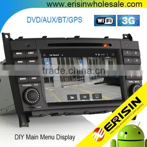 Erisin ES2508B 7" Mercedes W209 W203 Double Din Car Audio System With WiFi Bluetooth thumbnail-1