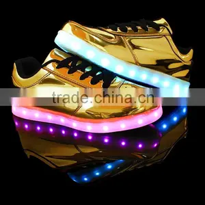 LED Shoes USB Charging Light Up Glow Shoes Men Women Fashion Sneakers Flashing Luminous Sports Shoes thumbnail-1