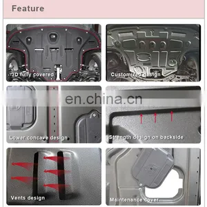 Exterior Accessories Car Engine Under Cover Metal 3pcs for Ford Explorer thumbnail-5