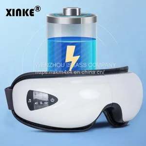 Wireless Air Pressure Vibration Digital Eye Massager Vibration Magnetic Acupuncture Therapy Relief Heat Compress Eye Mask thumbnail-3