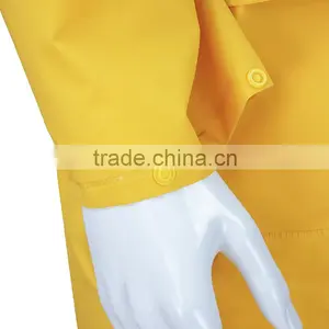 24 Hours Replied PVC/Polyester 90cm Length Raincoat PVC Rain Jacket RC005 thumbnail-5