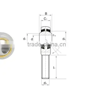 Clevis Rod Ends Hydraulic Cylinder Dbg Korea Rod End Bearing thumbnail-6