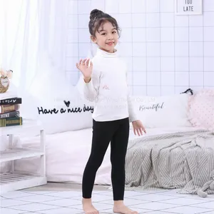 Hot Selling Winter Season Kids' Autumn Cashmere Fabric Pants Warm Trousers thumbnail-1