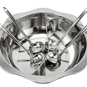 Hot Pot Stainless Steel Anti-side Octagonal Simmered Two-pot Hot Pot Induction Cooker thumbnail-3