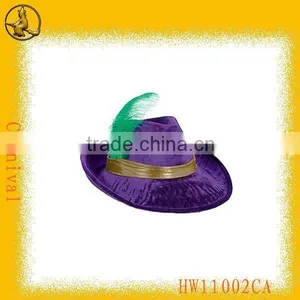 Funky Purple Carnival Hat Carnival Party Hat thumbnail-1