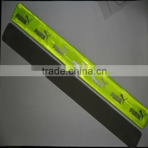 Hot Sell Plastic Wristband Watch /PVC Slap Band /reflective Bracelet thumbnail-1