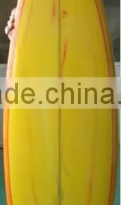Yellow Tinted Colorful PU Surfboard thumbnail-1