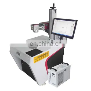 High Efficiency UV Fiber Laser Marking 3D Logo Marking Engraving Machine for Metal Plastic PVC Laser Machine Engraver thumbnail-1