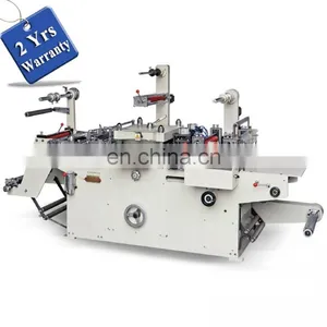 UTM420 Automatic Flatbed Pet Laser Label Die Cutting Machine, Flat Bed Hot Stamping Sticker Punching Press Cutter thumbnail-1