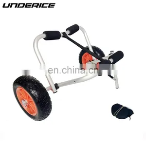 UICE Multifunction Foldable Kayak Cart Trolley Portable Aluminum Kayak Canoe Cart Fishing Kayak Trolley thumbnail-1