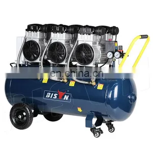 Bison China OEM Available Silence Portable Oil Free Air Dental Compressor Price thumbnail-5