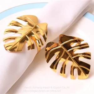 Home Ware Table Accessories Artificial Plant Turtle Leaf Napkin Ring thumbnail-1