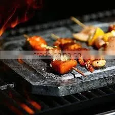 Healthy Grilling Gas Grill Stone Square BBQ Slab Burgers Pizza Fish thumbnail-3