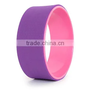Purple-pink Yoga Wheel thumbnail-1