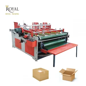MJZXJ-3 Semi-Automatic Folder Gluer Machine thumbnail-1