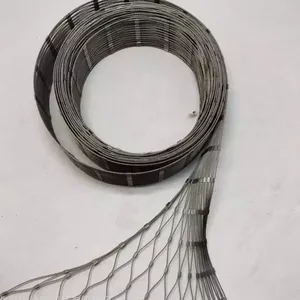 Steel Fencing/Safety Net/Preventing Lights From Falling/Special Anti-Fall Stainless Steel Mesh Pocket for Offshore Work/Wire Rope thumbnail-4