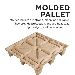 China Made Single Side Pallet of Pressed Logs for Transportation thumbnail-1