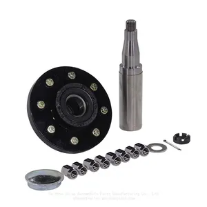 2000lb, 6‑Hole | Park Model RV, Boat Trailer, Utility Trailer Chassis Wheel Hub Unit, Spindle, Axle Assembly, Rubber Torsion Axle thumbnail-5